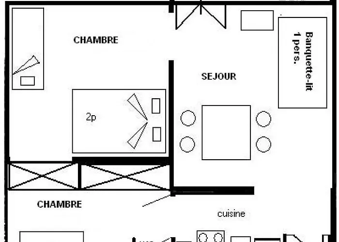 Le Mustag - 3 Pieces 6/7 Pers - Le Mustag -024mu- Plagne Centre Mae-5754 شقة